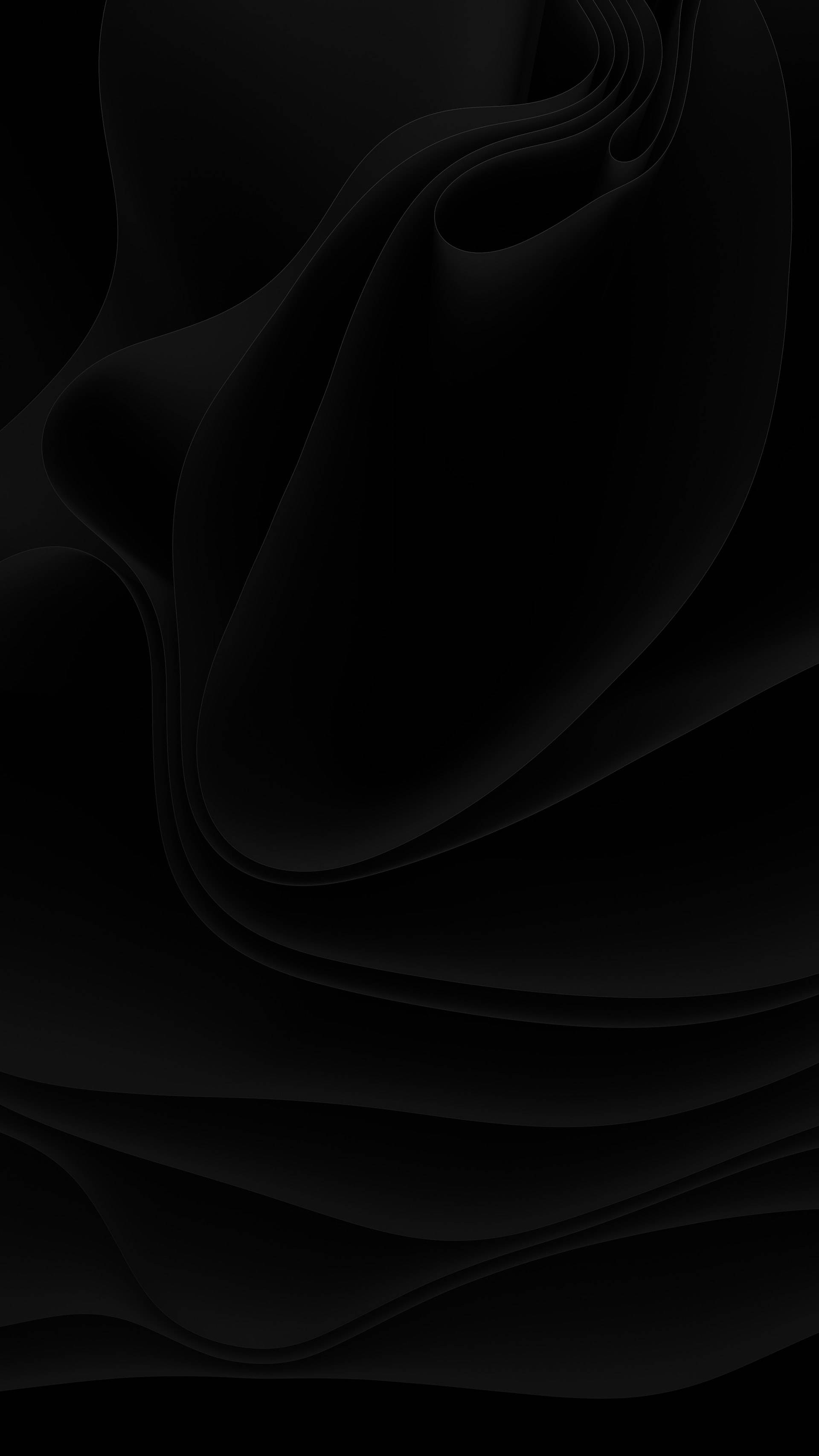 Black Aesthetic Tumblr iPhone, thick paper quilling, black fabric, 2K Phone Wallpaper
