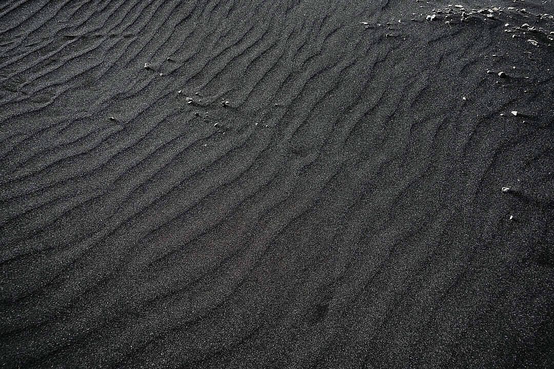 Black Aesthetic, sand, volcanic sand, SD Desktop Wallpaper