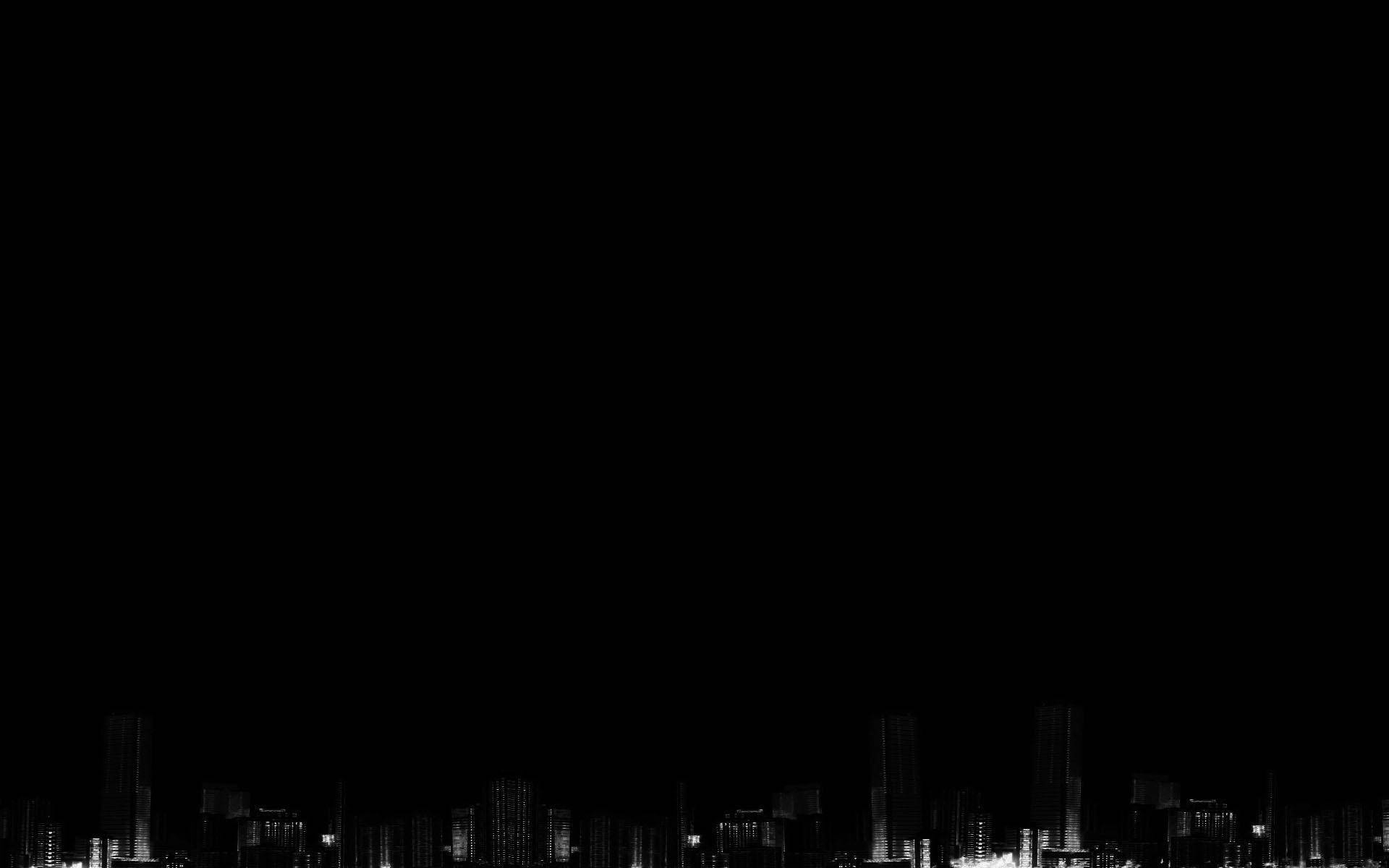Black Aesthetic Tumblr Laptop, cityscape, night, Full HD Desktop Wallpaper