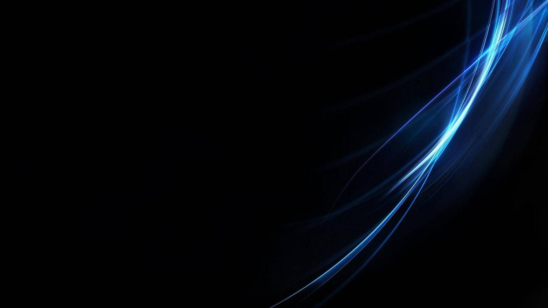 neon blue, black background, diagonally, Full HD Desktop Wallpaper