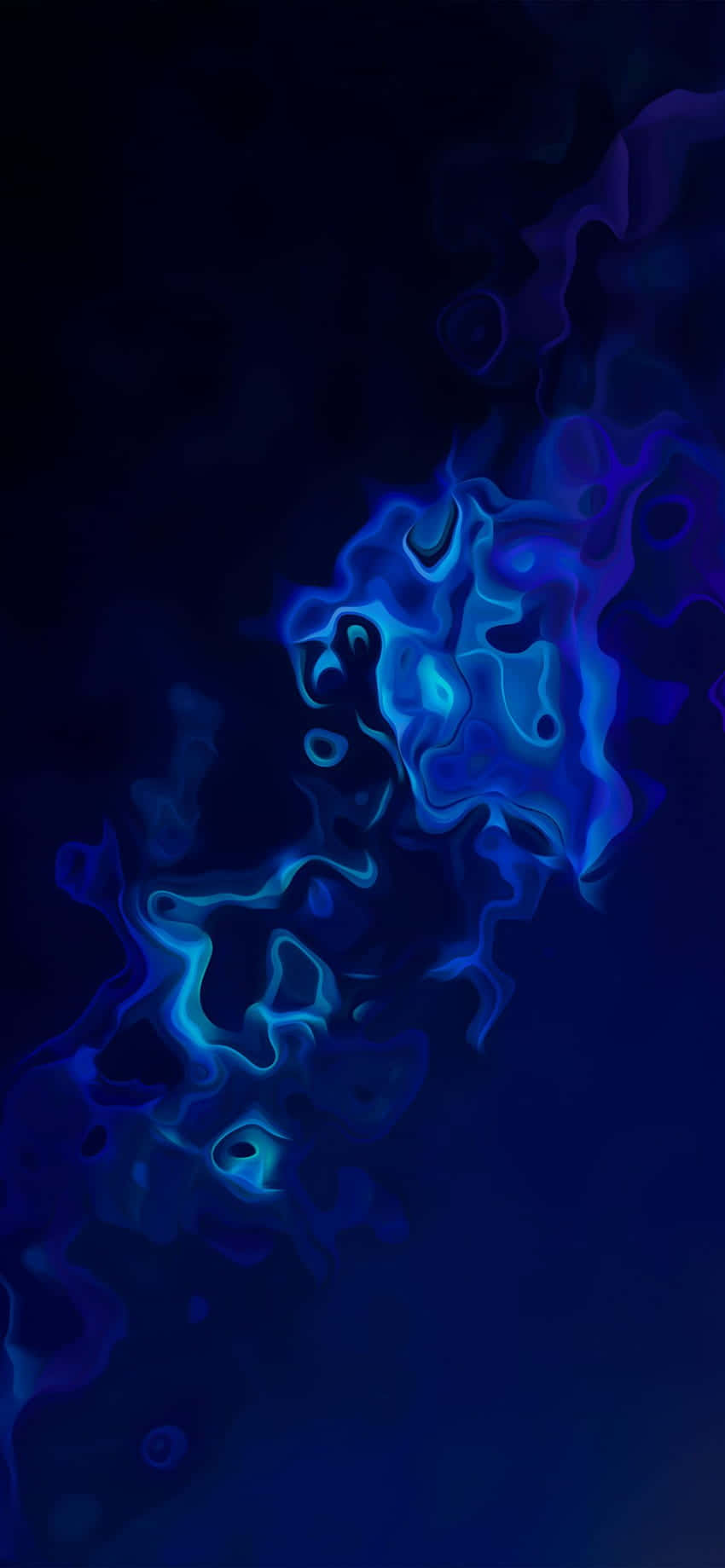 electric blue, nebula swirls, deep navy cosmic void, HD Phone Wallpaper