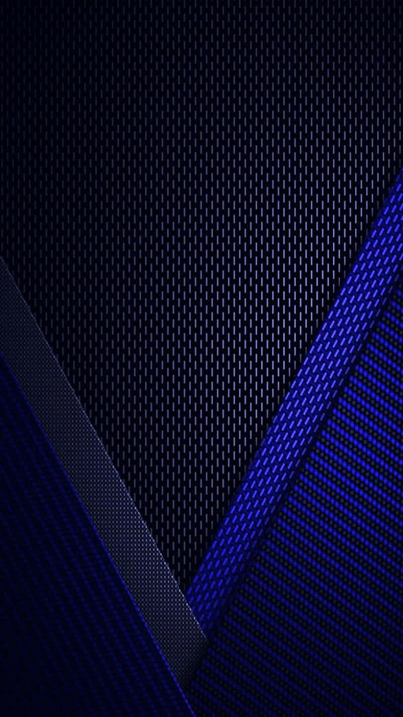 dark blue textured fabric, diagonal glowing blue stripes, modern geometric pattern, HD Phone Wallpaper