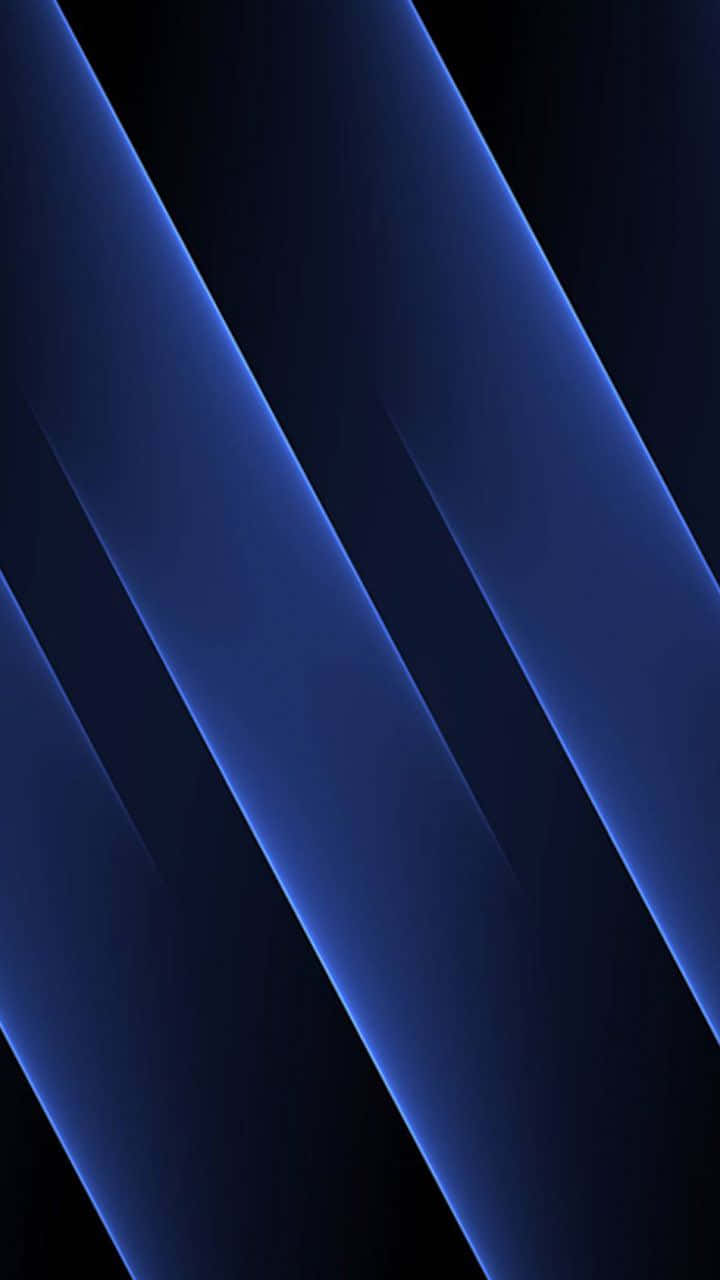 black and blue iPhone, glowing blue light streaks, deep black, HD Phone Wallpaper