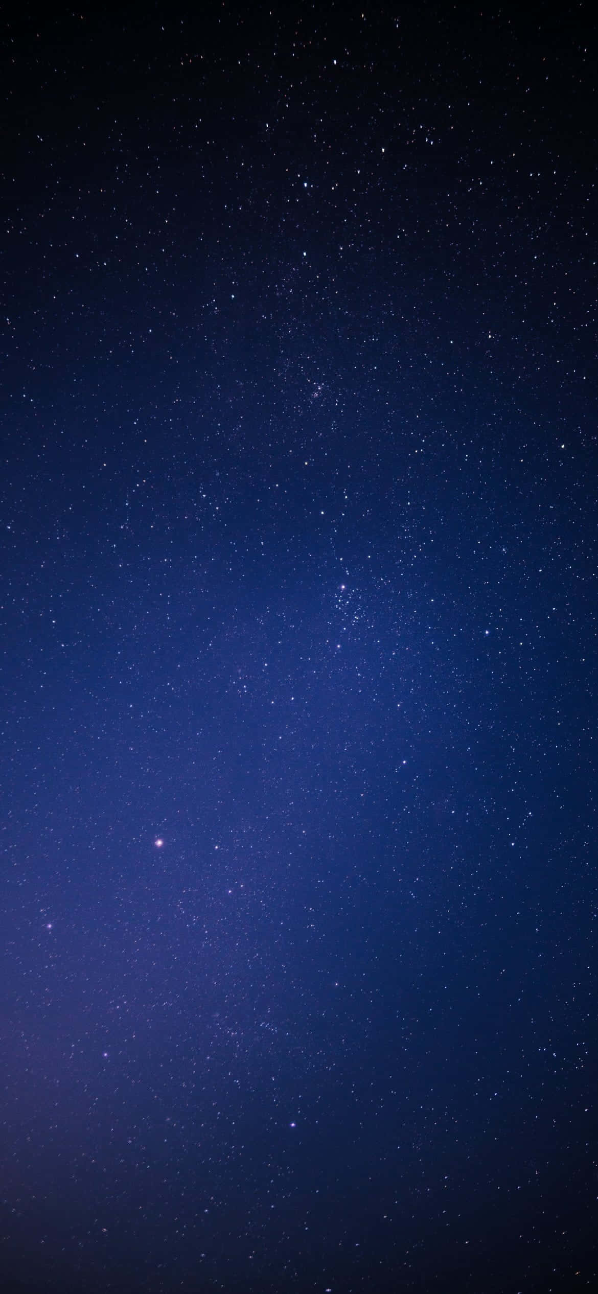 Black and Blue iPhone, deep blue night sky, twinkling stars, Full HD Phone Wallpaper