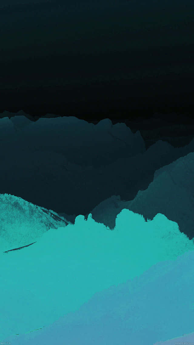 Black and Blue iPhone, teal, black, SD Phone Wallpaper