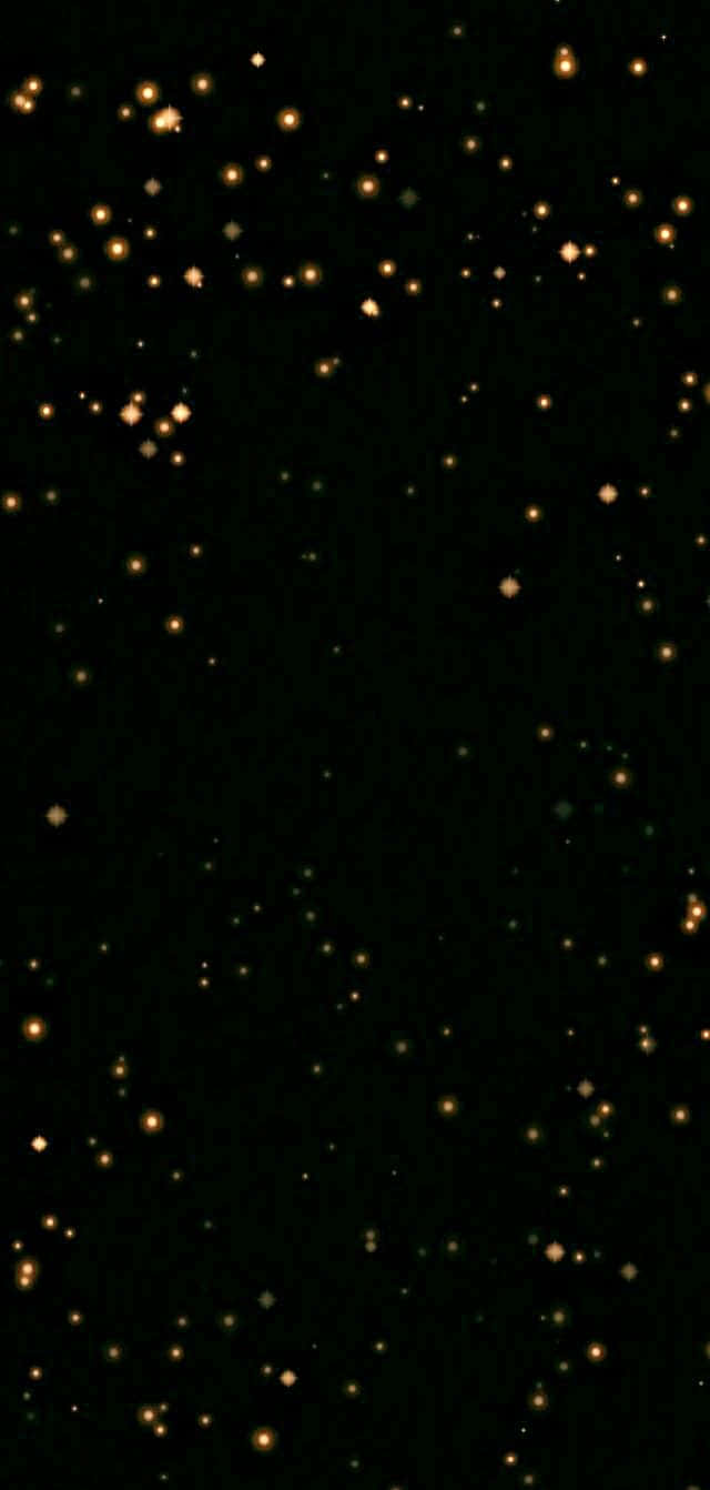 black and gold aesthetic, glowing golden stars, celestial scene, HD Phone Wallpaper