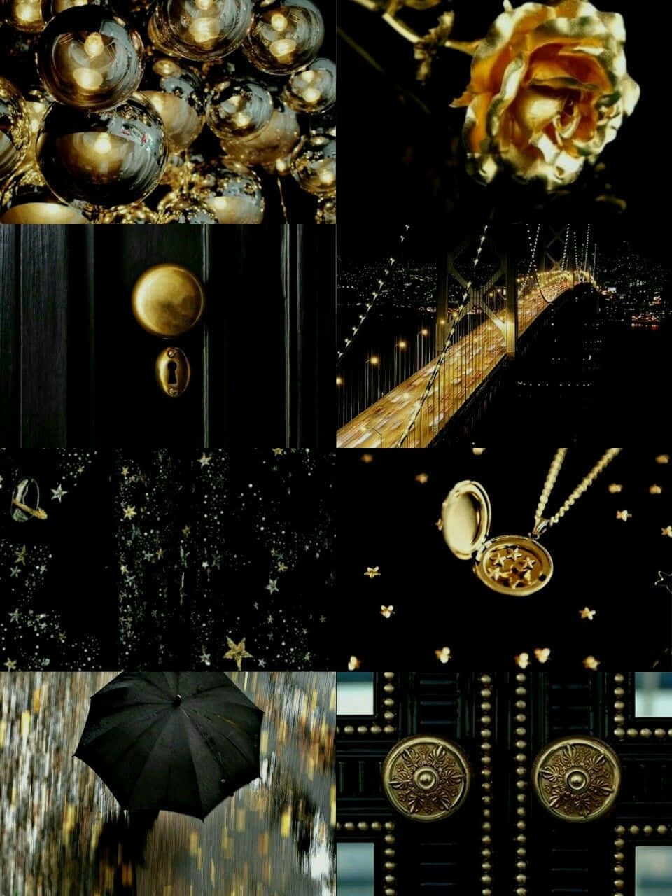 Black And Gold Aesthetic, gold, black, HD Phone Wallpaper
