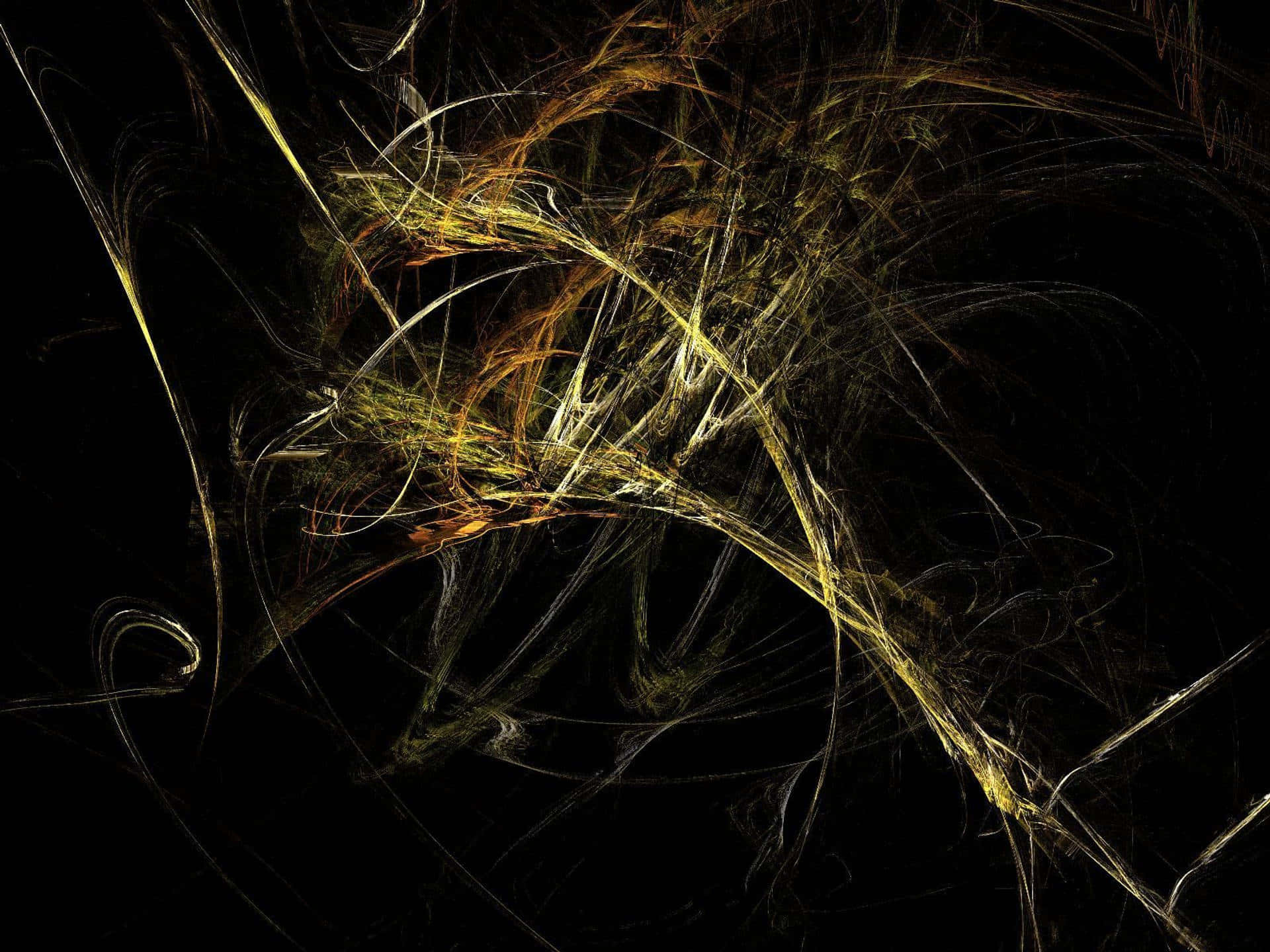 black and gold aesthetic, golden streaks, amber streaks, Full HD Desktop Wallpaper