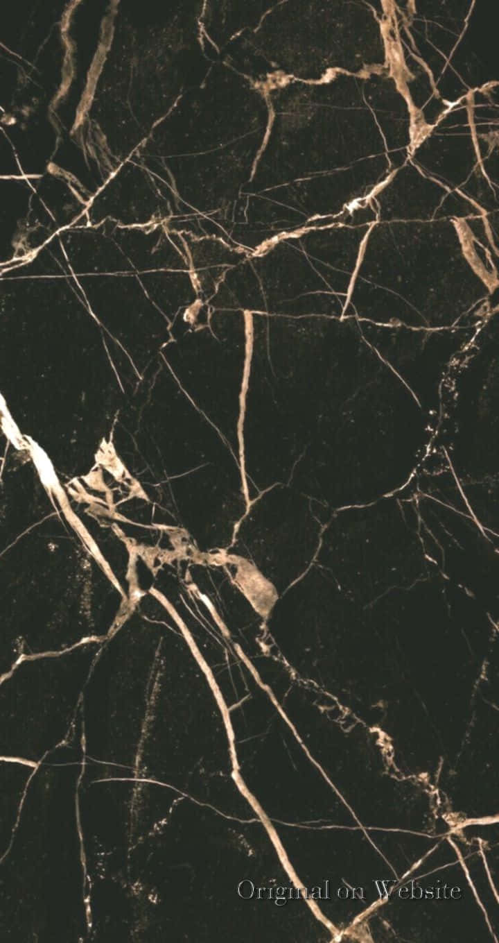 black marble, golden veins, luxurious, HD Phone Wallpaper