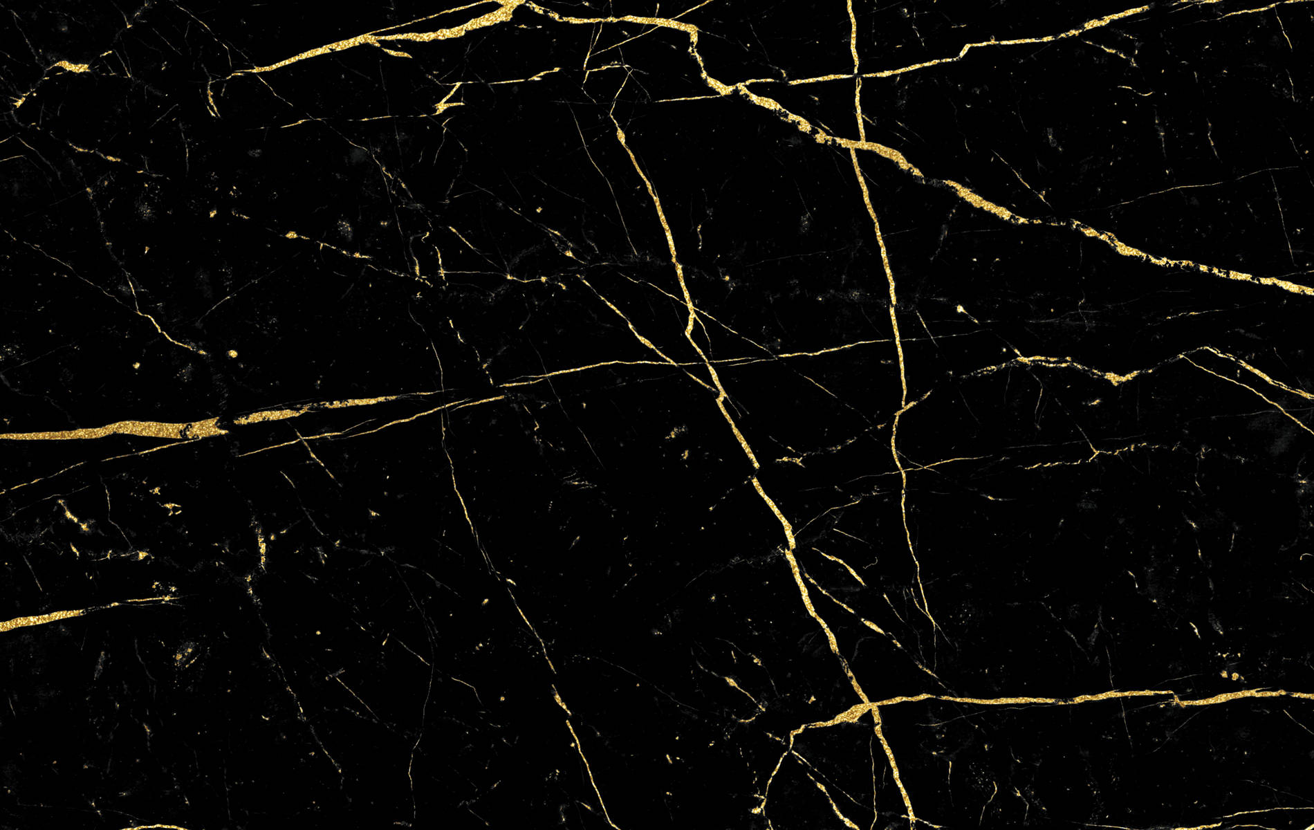 Black Marble 4K, gold, marble surface, HD Desktop Wallpaper