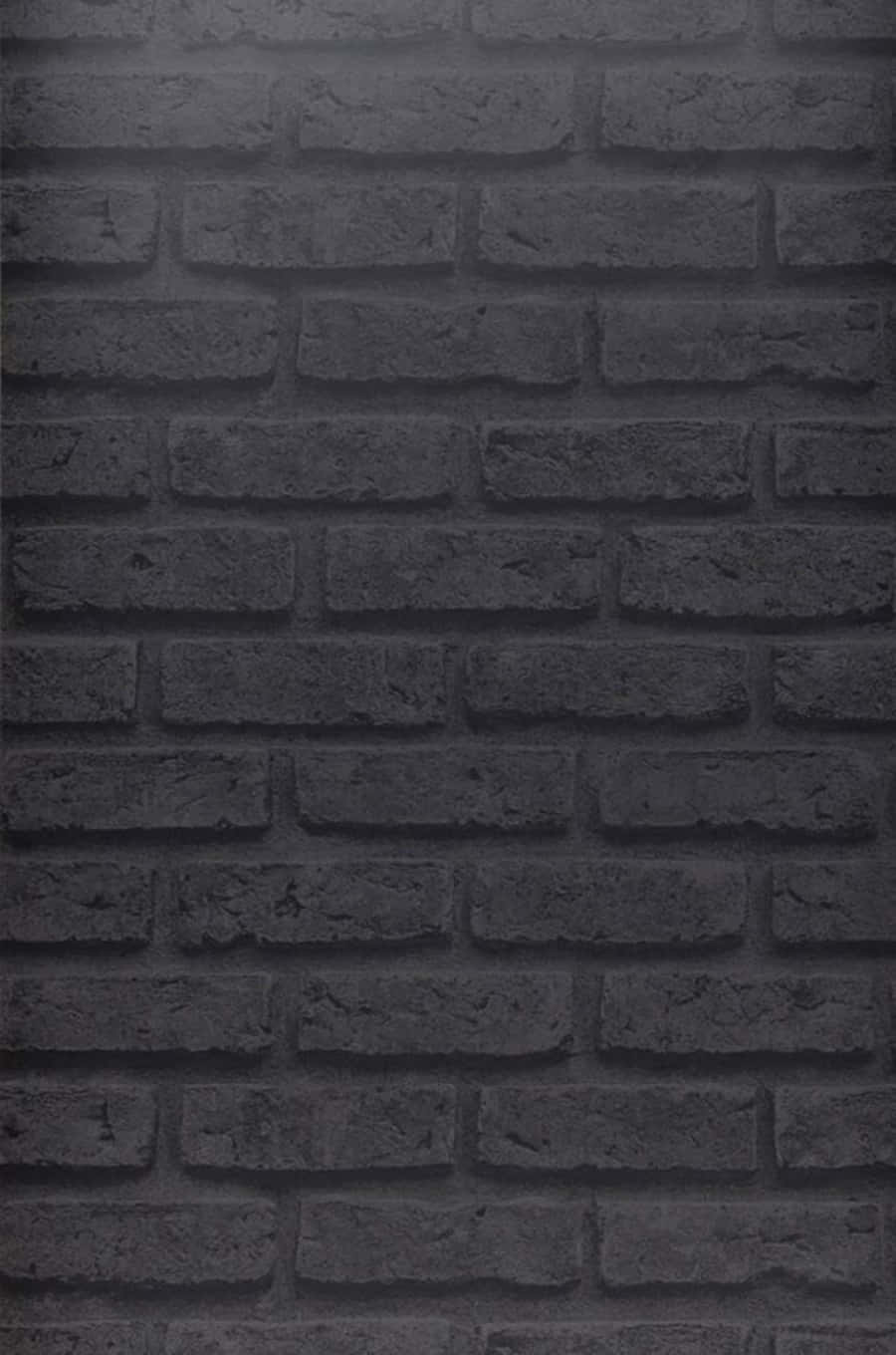 Black And Gray, charcoal brick wall, textured mortar lines, HD Phone Wallpaper