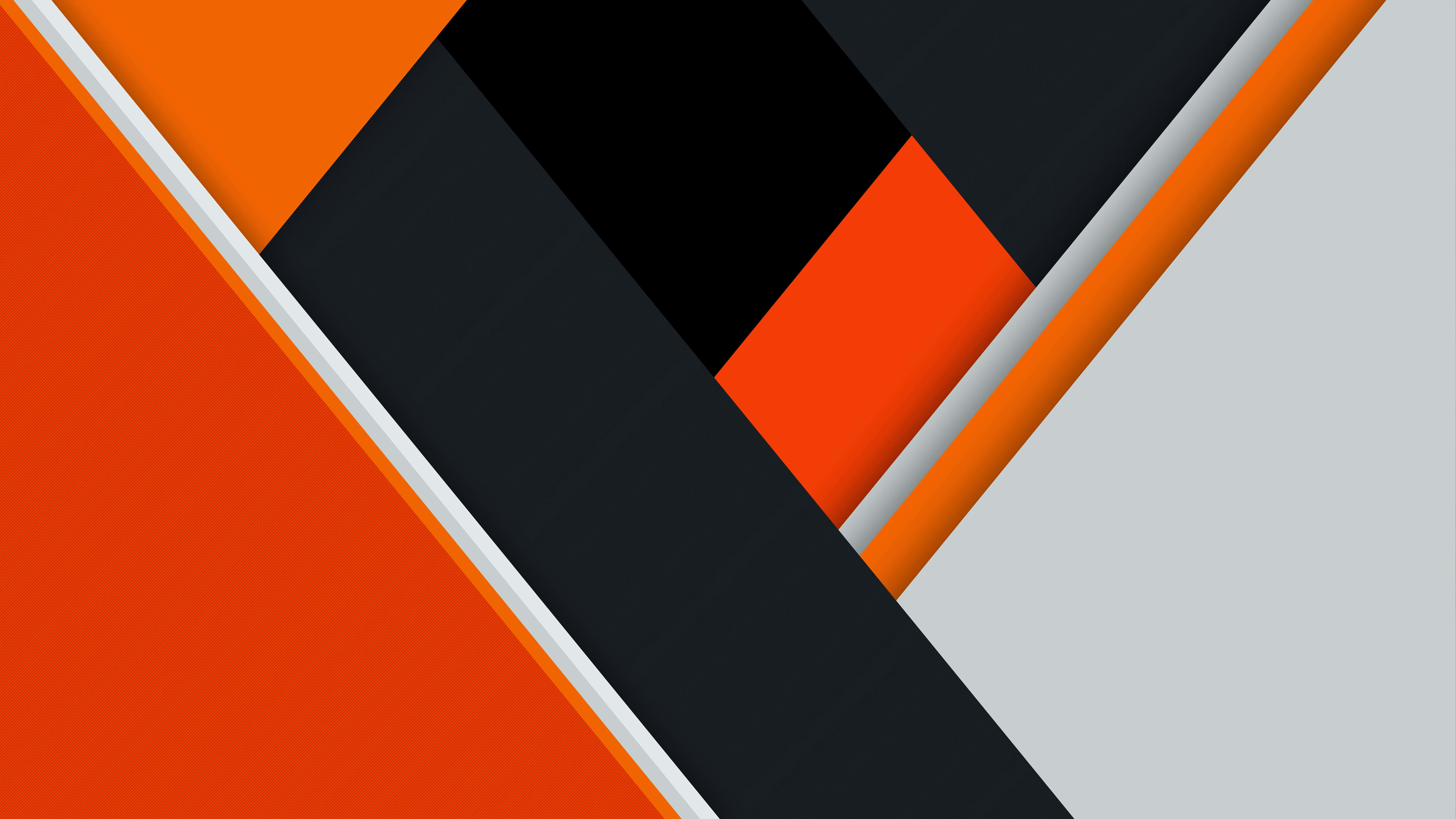 black and orange, abstract wallpaper, vibrant orange, 8K Desktop Wallpaper