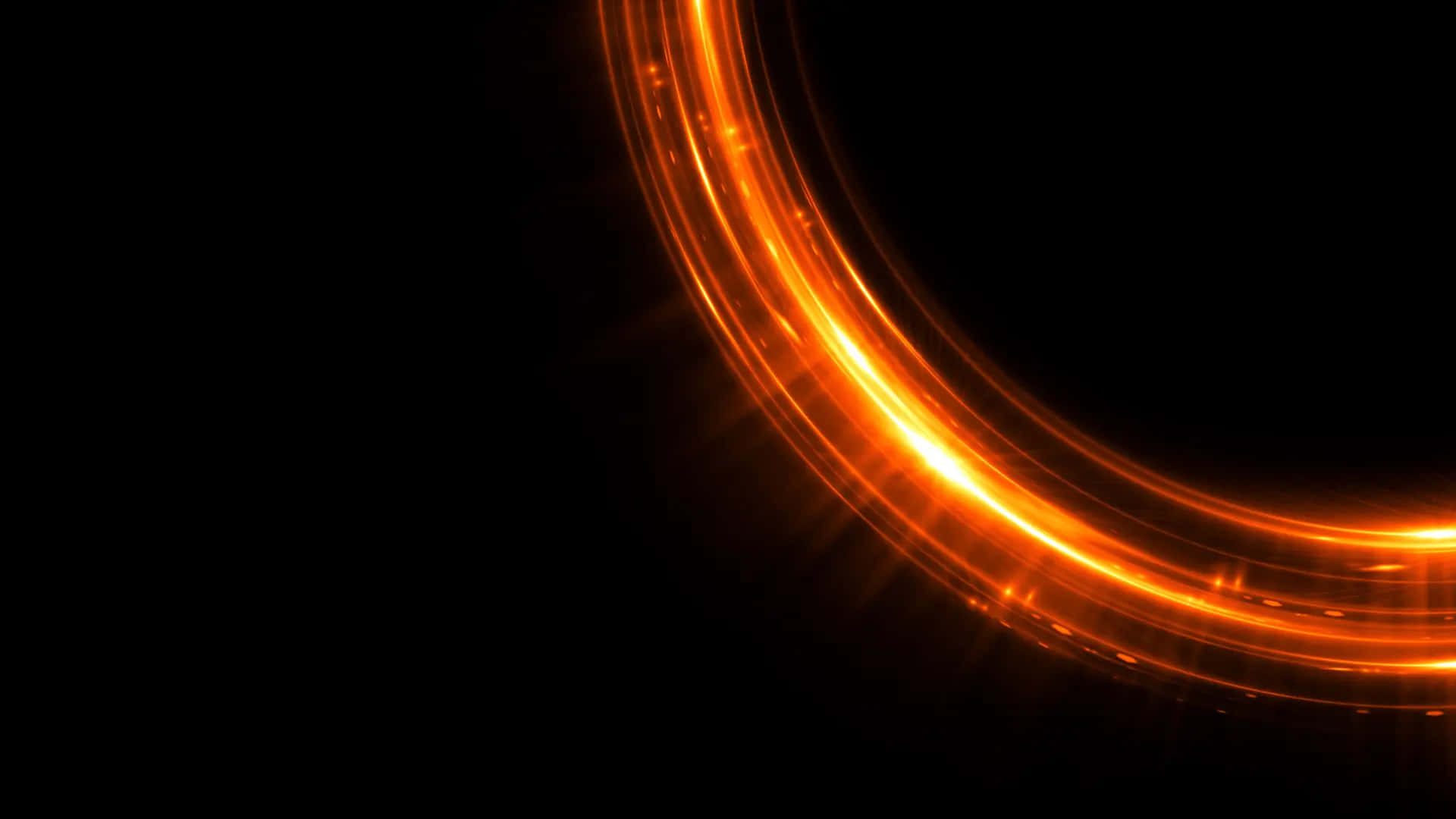 Black And Orange, 1920 x 1080, Abstract Black and Orange Waves, Full HD Desktop Wallpaper