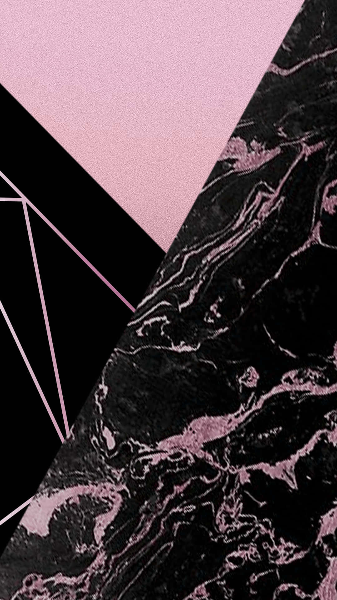 Black And Pink iPhone, pink marble, black marble, Full HD Phone Wallpaper