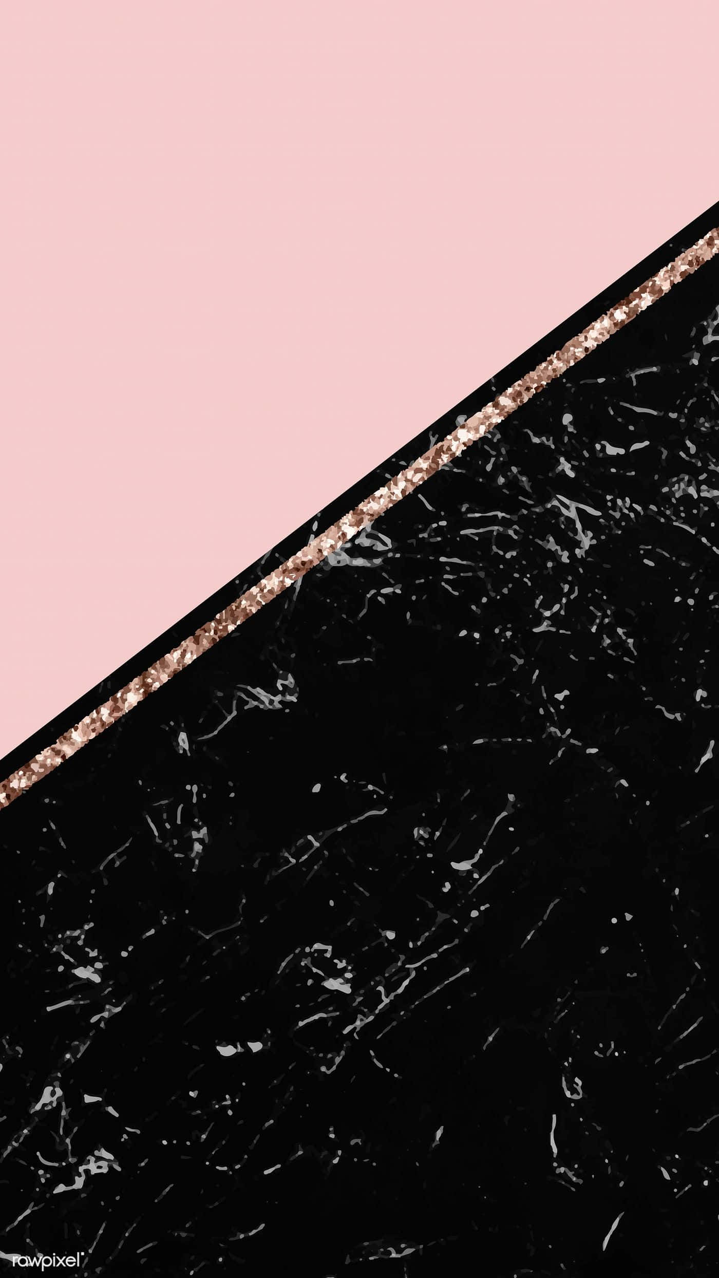 Black And Pink iPhone, soft pink, glossy black marble, Full HD Phone Wallpaper