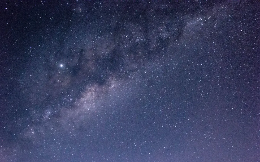 Black And Purple Galaxy