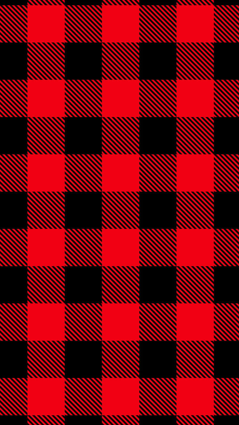 red and black buffalo check plaid, diagonal stripes, alternating squares, HD Phone Wallpaper