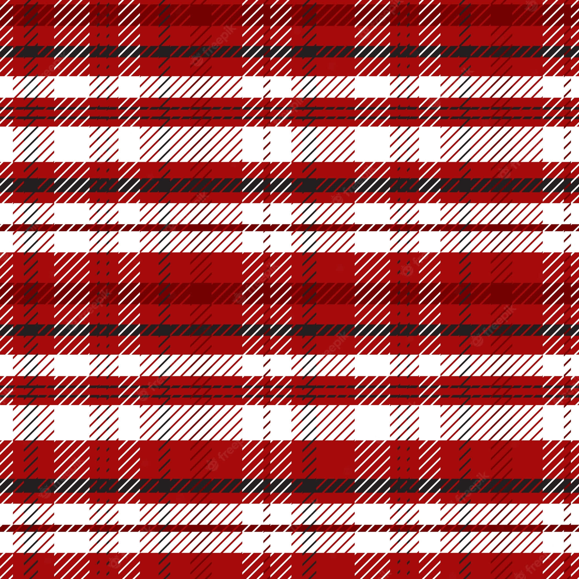 black and red plaid, bold red white and black plaid pattern, diagonal stripes, Full HD Desktop Wallpaper