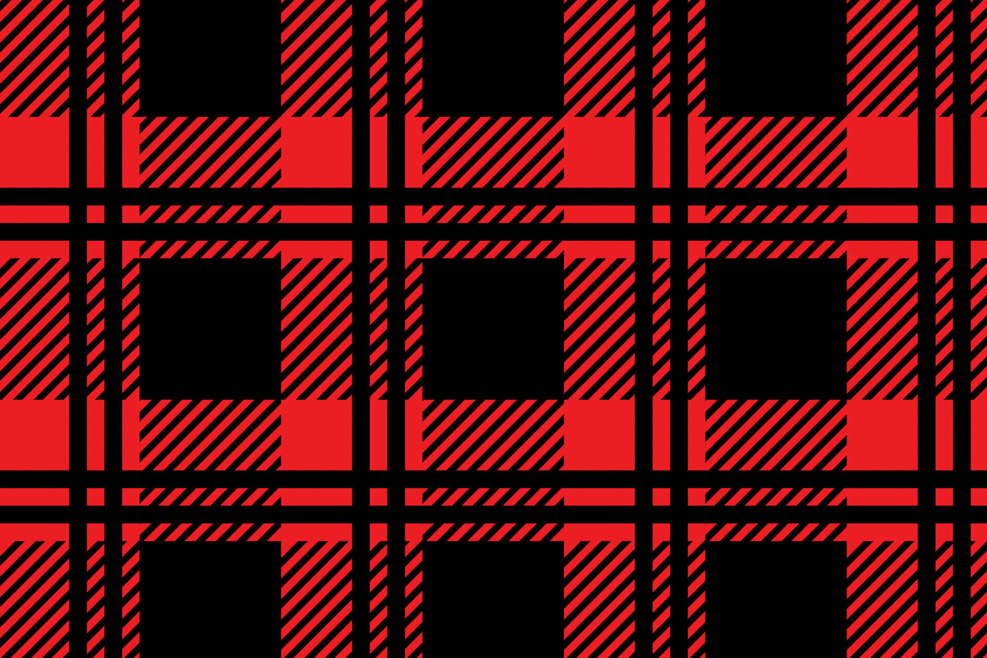 red and black plaid pattern, diagonal stripes, classic tartan design, Full HD Desktop Wallpaper