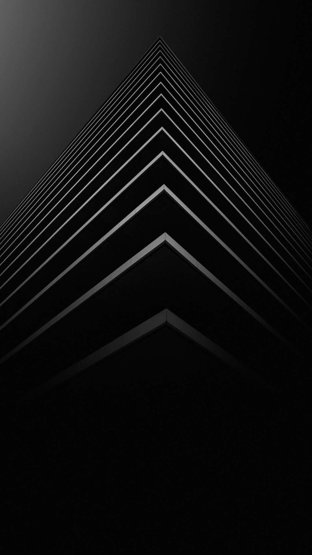monochrome abstract lines, black and white, geometric lines, Full HD Phone Wallpaper