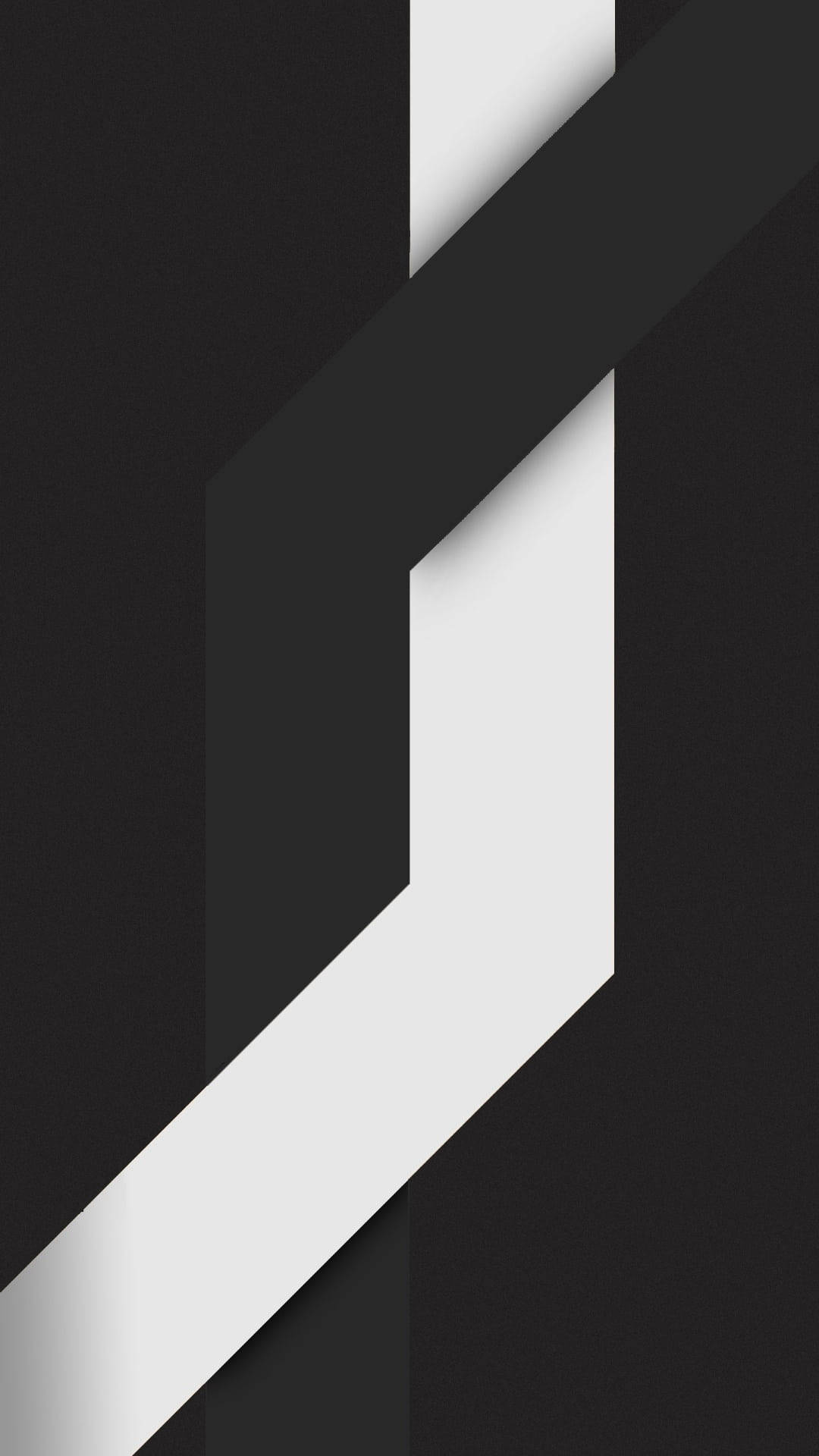 abstract shapes, white and black pattern, geometric shapes, Full HD Phone Wallpaper