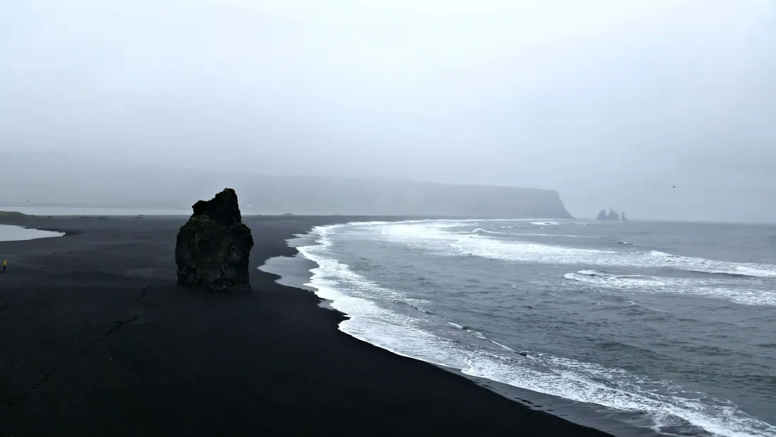Black And White Beach