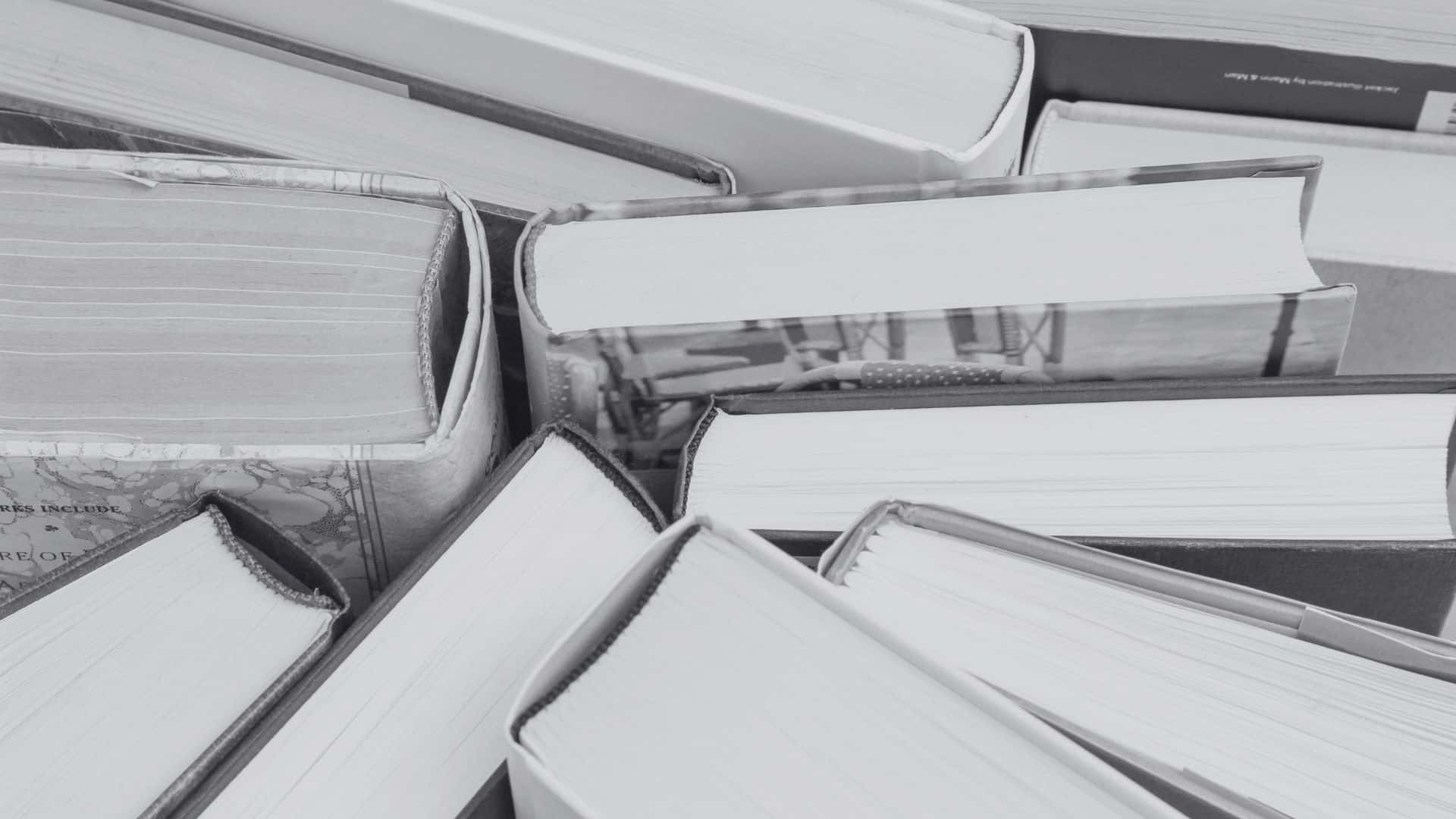 black and white book, 1920 x 1080 wallpaper, open book, Full HD Desktop Wallpaper