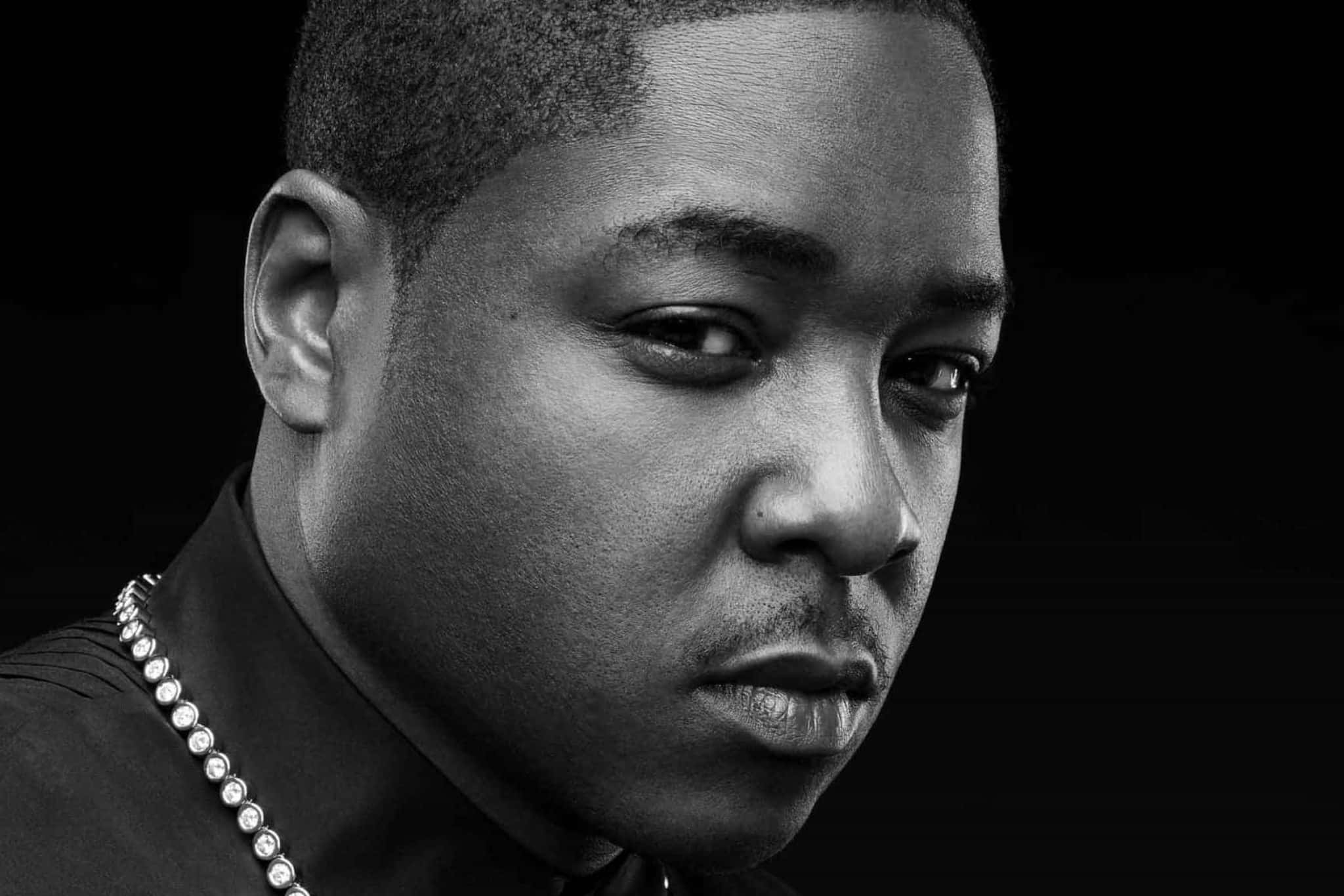 black and white, close-up portrait, man, Full HD Desktop Wallpaper
