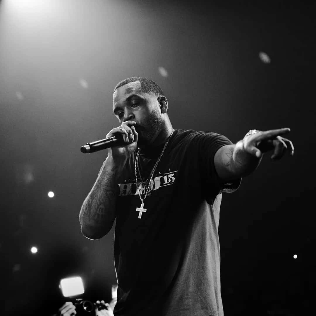 rapper, performance, mic, SD Desktop Wallpaper