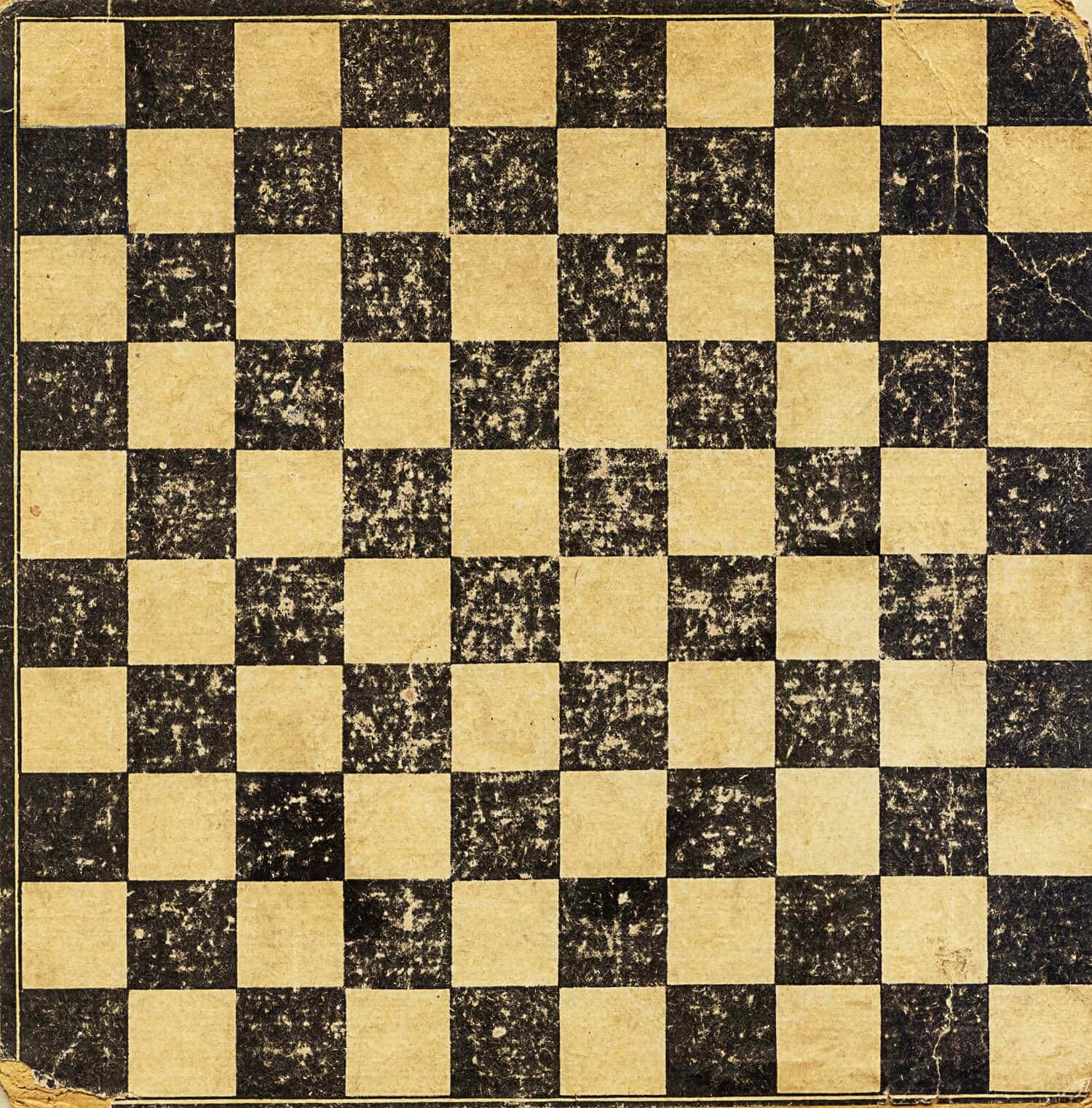 chessboard, vintage, cracked, HD Phone Wallpaper
