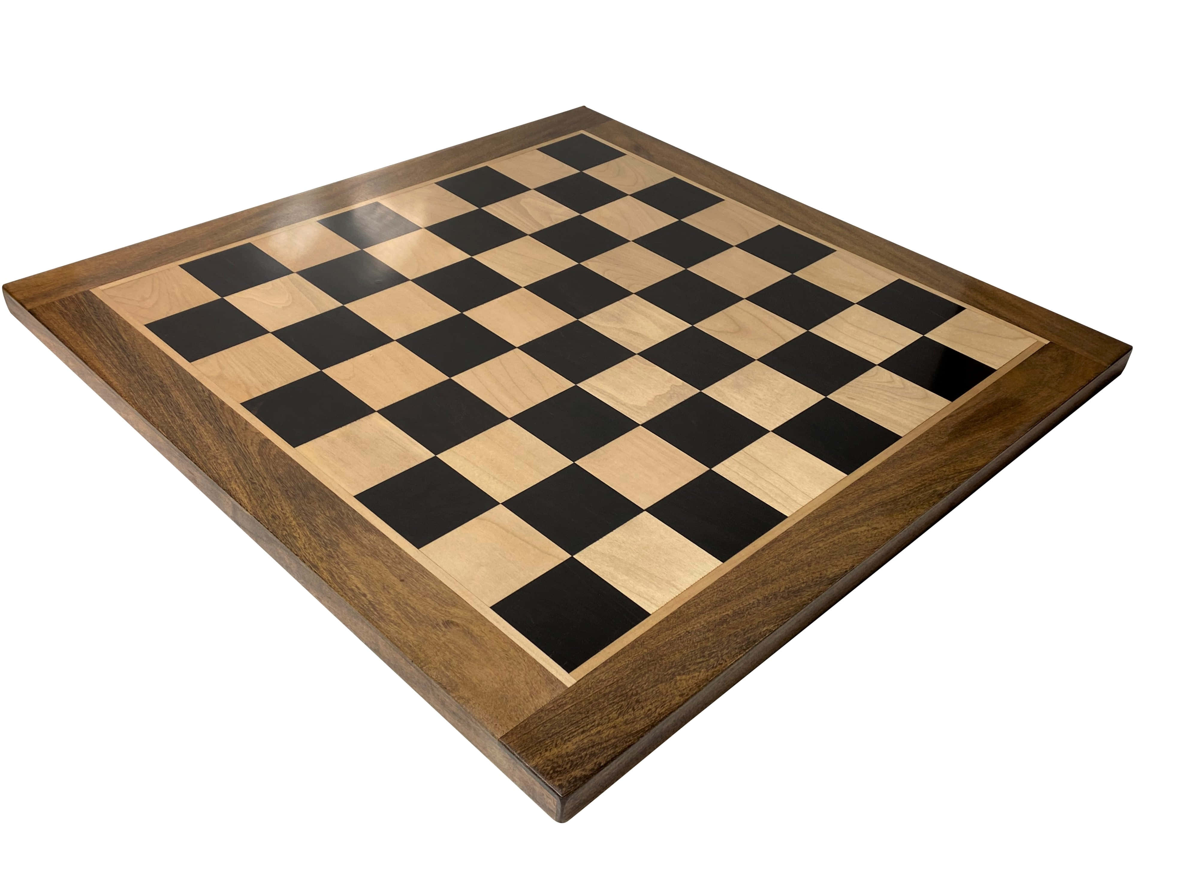 chessboard, polished wooden, alternating light and dark squares, 4K Desktop Wallpaper