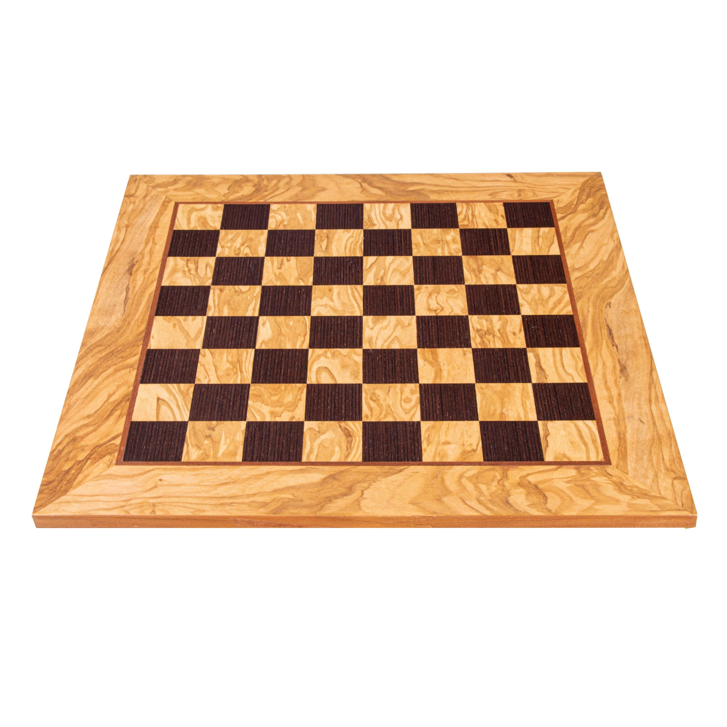 chessboard, light and dark wood squares, natural grain border, Full HD Desktop Wallpaper