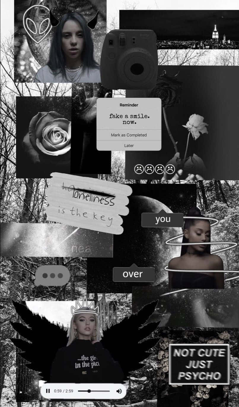black and white collage, faces, roses, HD Phone Wallpaper