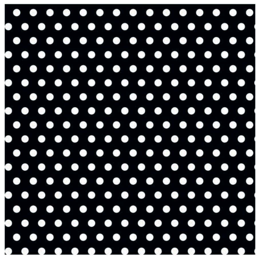 black polka dot 909 x 909, Classic Black and White Polka Dots, black background, SD Desktop Wallpaper
