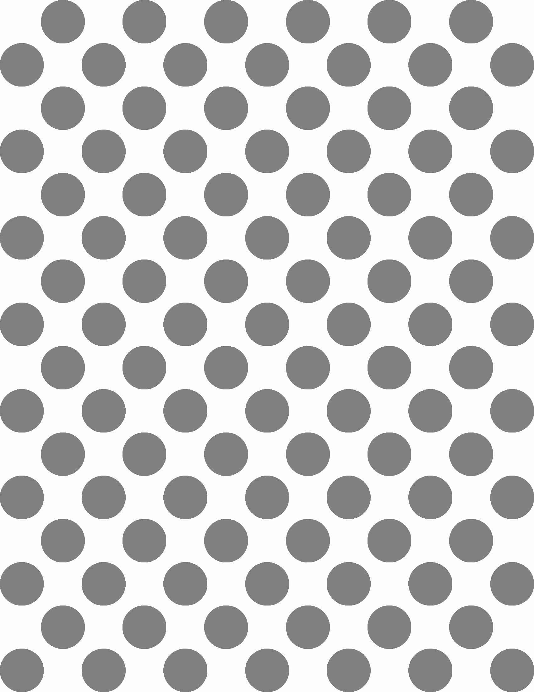 black polka dot, gray polka dots, white background, Full HD Phone Wallpaper