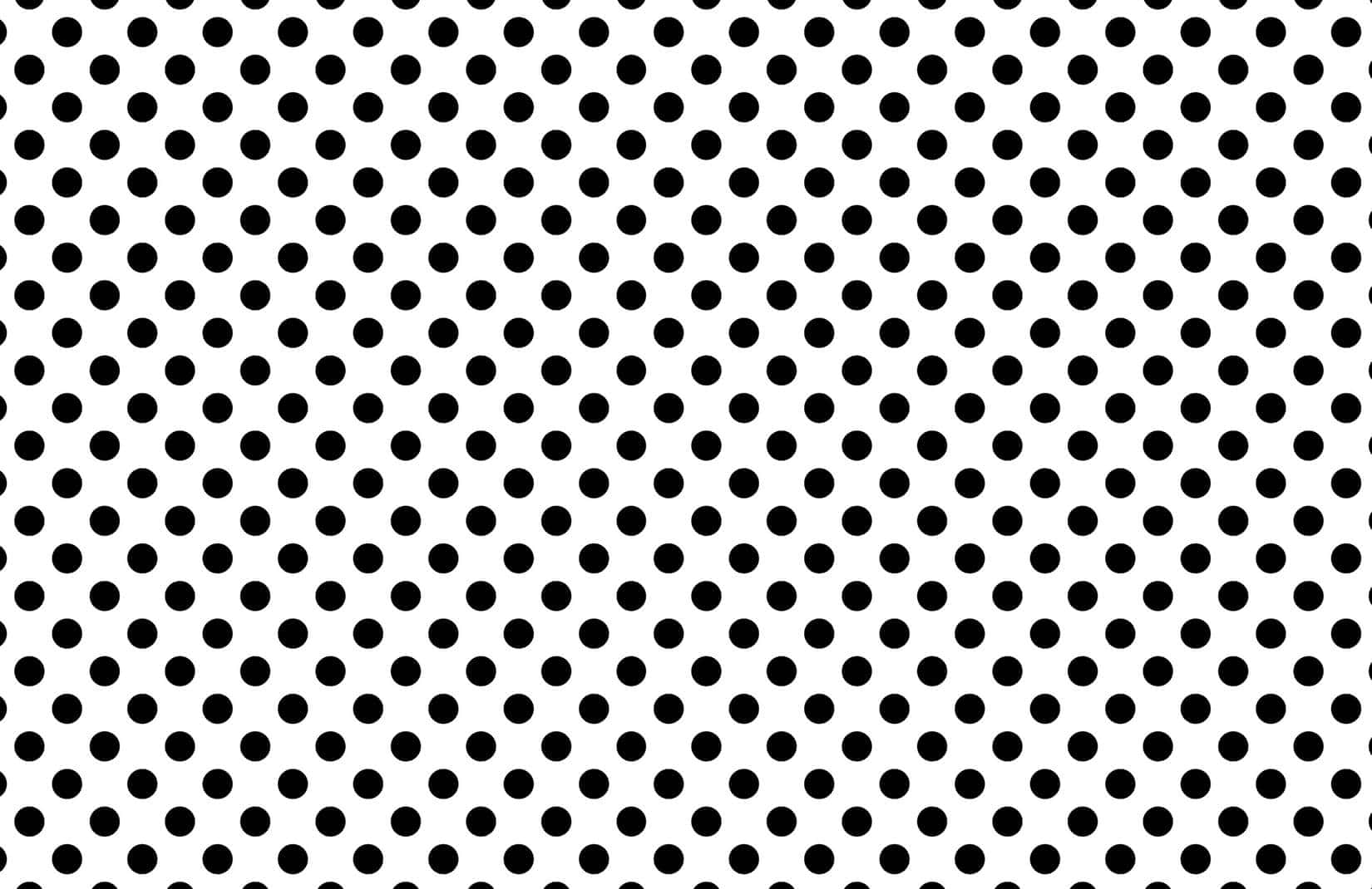 black polka dot, crisp white background, evenly spaced black dots, HD Desktop Wallpaper