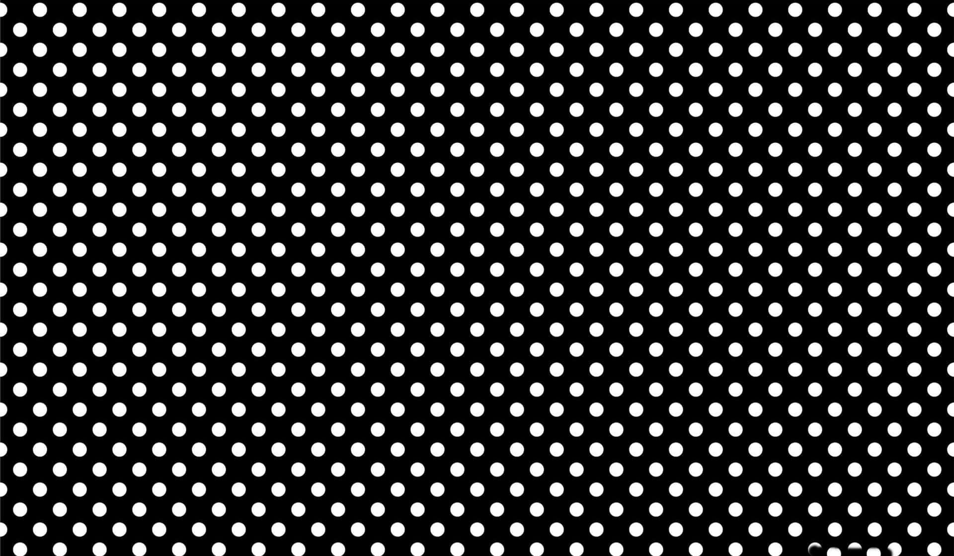 black and white, white dots, black background, Full HD Desktop Wallpaper