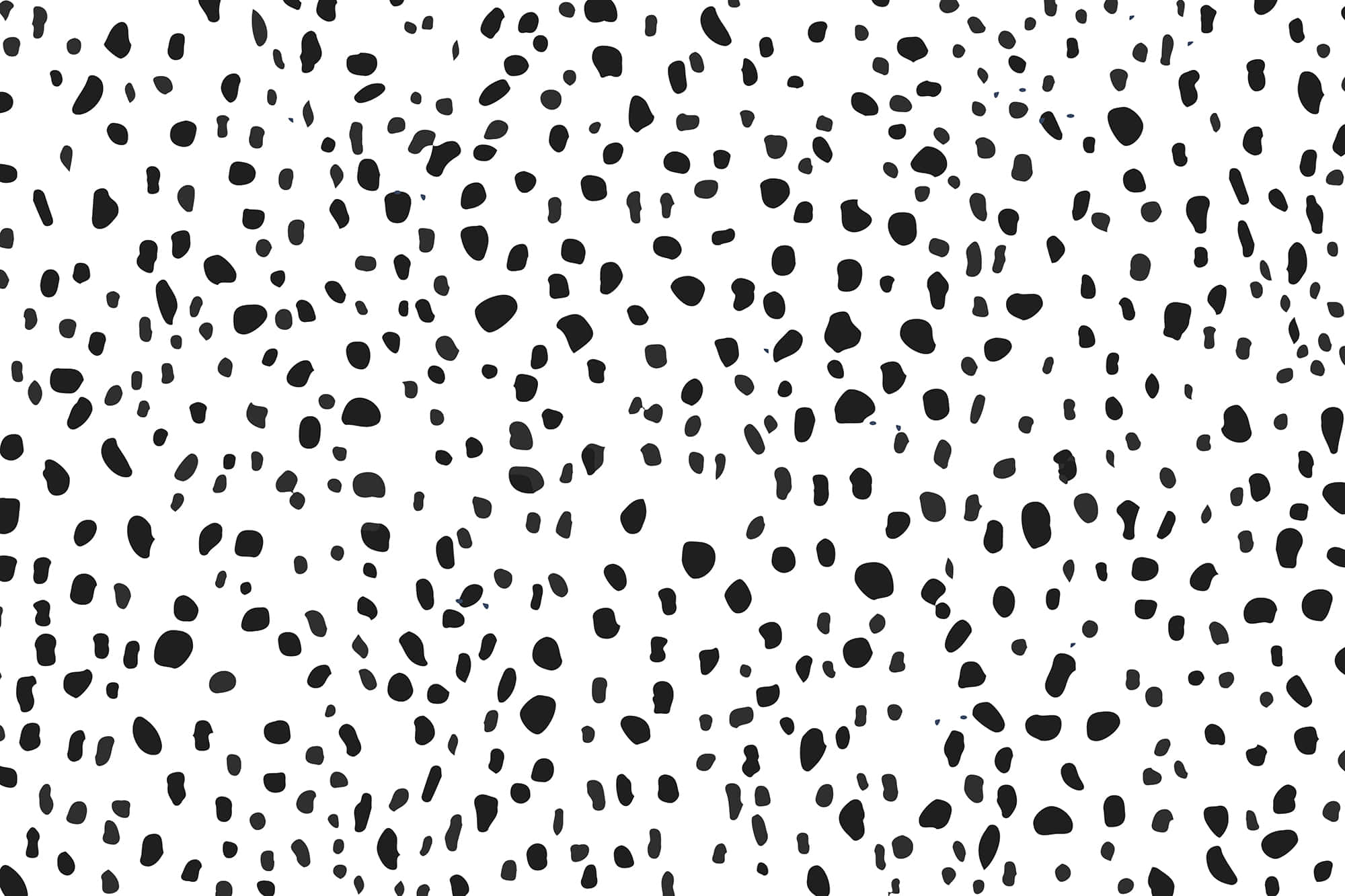 black and white pattern, scattered black ink blots, stark white background, Full HD Desktop Wallpaper