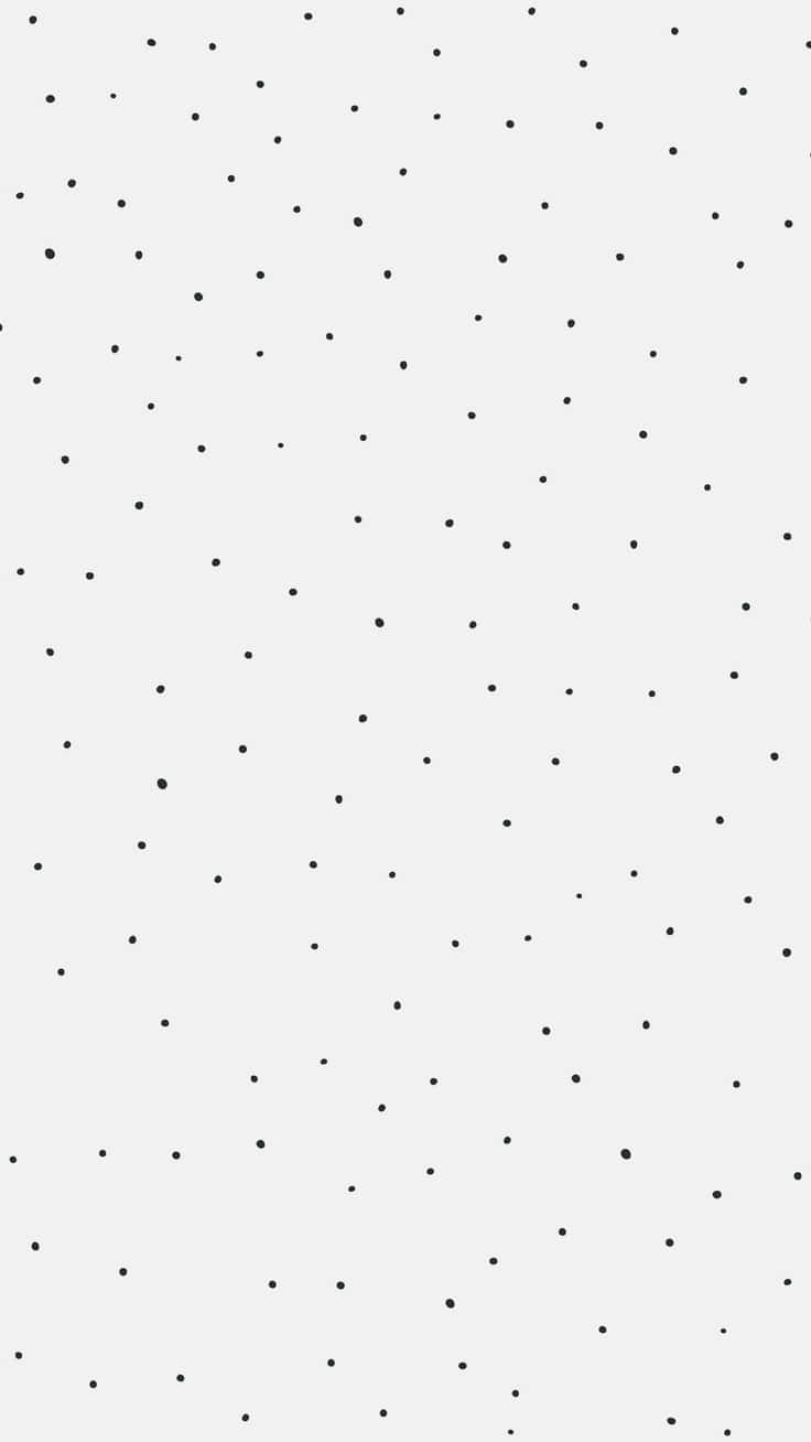 black polka dot, light gray background, minimalist wallpaper, HD Phone Wallpaper