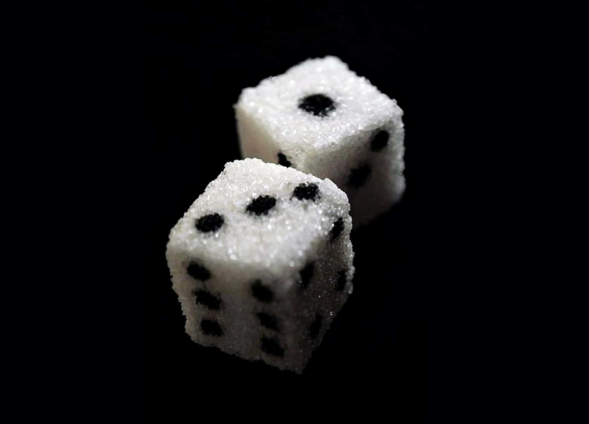 black and white dots, dice, sugar cubes, Full HD Desktop Wallpaper