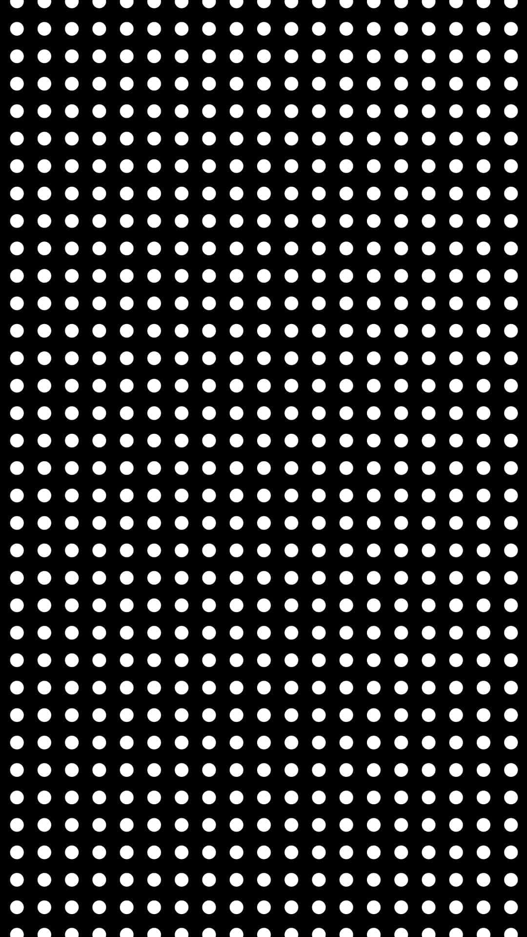Black And White Dots, black background, white dots, Full HD Phone Wallpaper