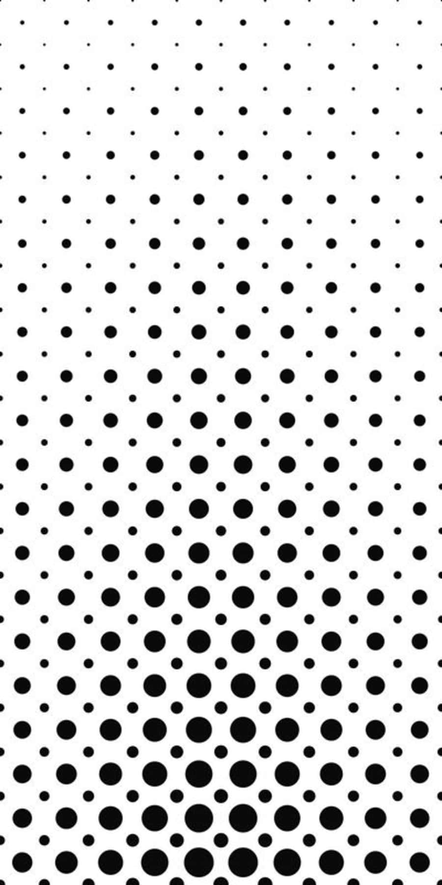 Black And White Dots, minimalist, gradient of dots, HD Phone Wallpaper