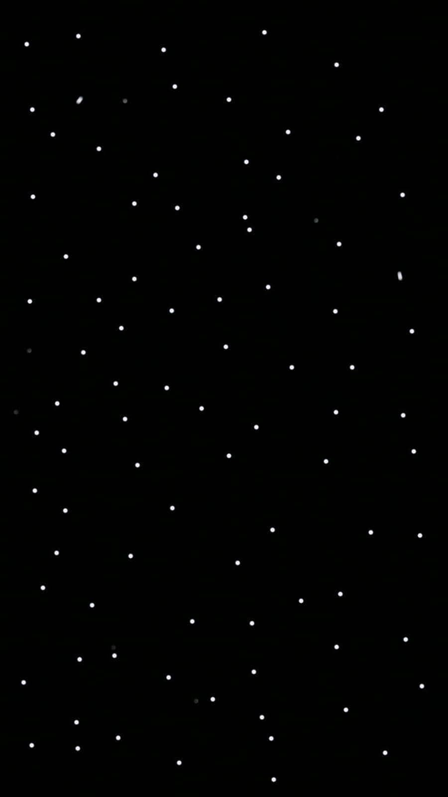 Black And White Dots, black background, white stars, HD Phone Wallpaper