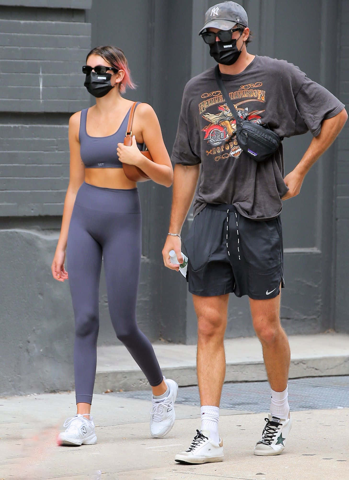 black clothing, athletic wear, face masks, Full HD Phone Wallpaper
