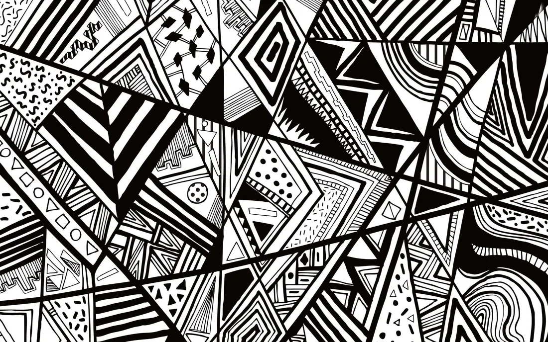 Black And White Geometric