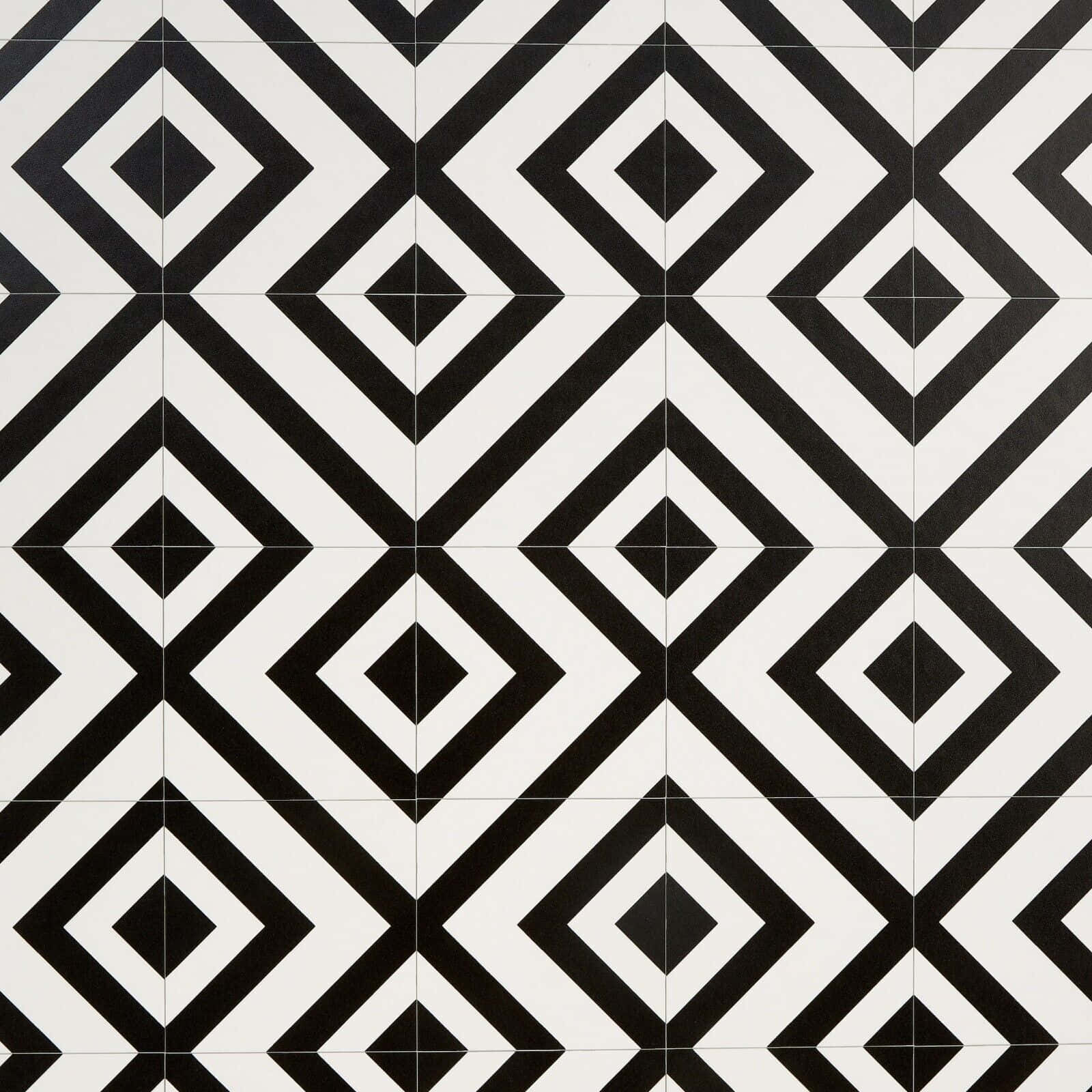 black and white diamond pattern, geometric wallpaper design, 1600 x 1600 wallpaper, HD Desktop Wallpaper