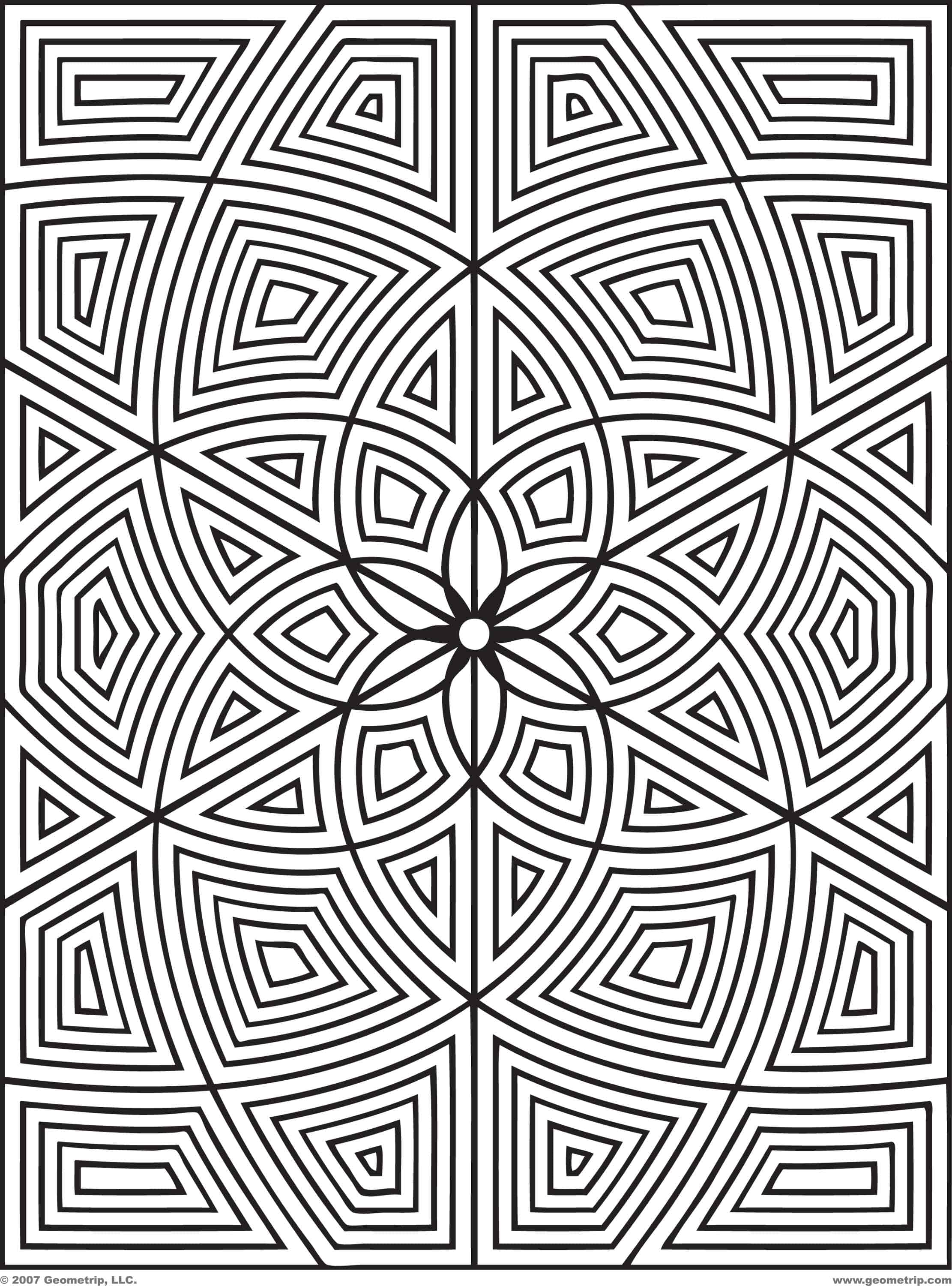 black and white geometric pattern, central starburst, repeating diamond and triangle motifs, 2K Phone Wallpaper