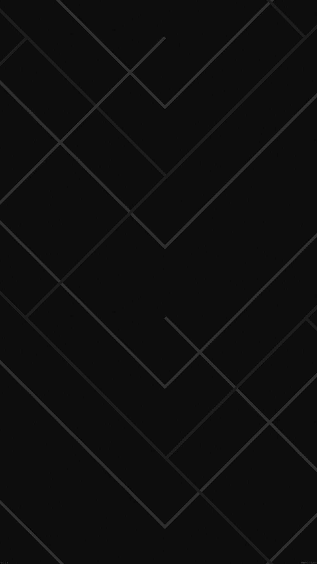 black and white geometric, minimalist black wallpaper, subtle gray geometric lines, Full HD Phone Wallpaper