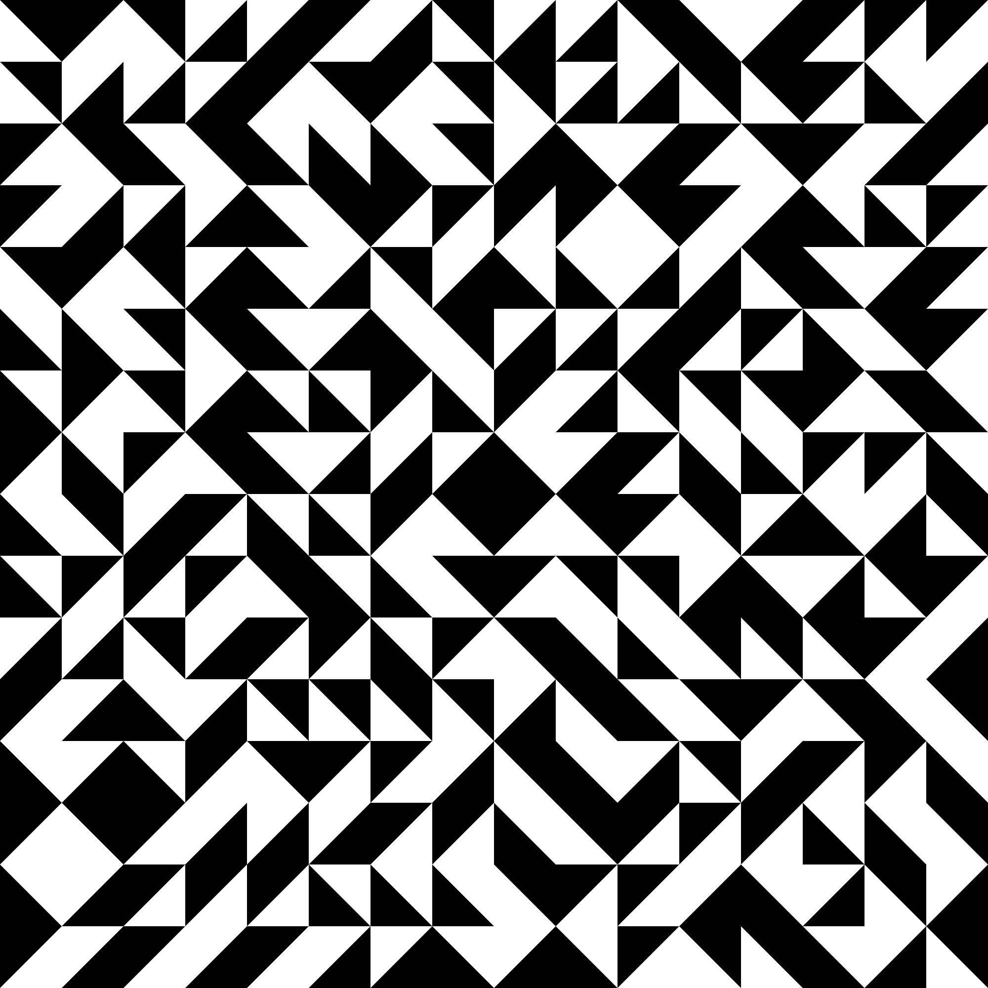 black and white geometric pattern, interlocking zigzag shapes, optical illusion, Full HD Desktop Wallpaper