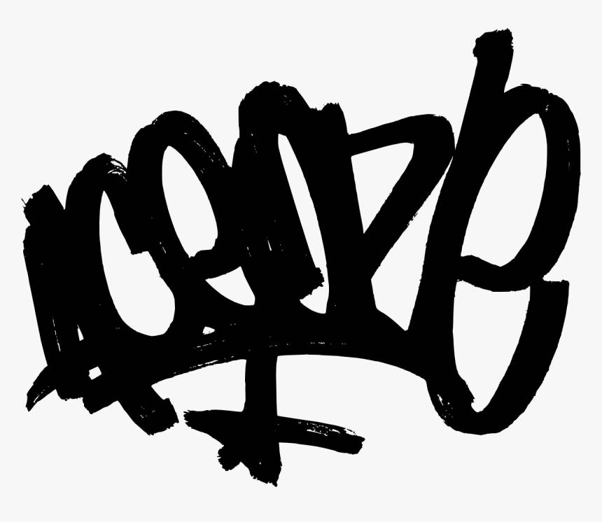 black and white graffiti, simple artist tag, bold black brushstroke, SD Desktop Wallpaper